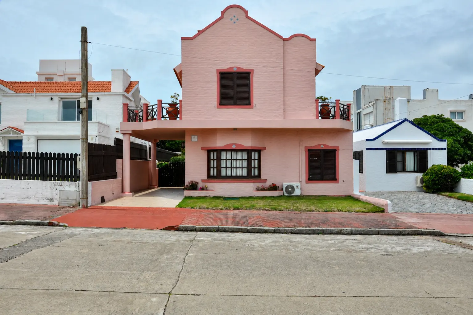 Casas de una calle de Punta del Este